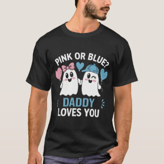 Camiseta Pai Rosa Ou Azul Te Ama Sexo Revele Halloween