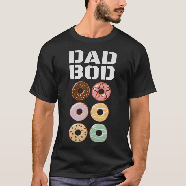 Camiseta Pai Rosquinha De Bacalhau Com Pai De Seis Embalage (Frente)