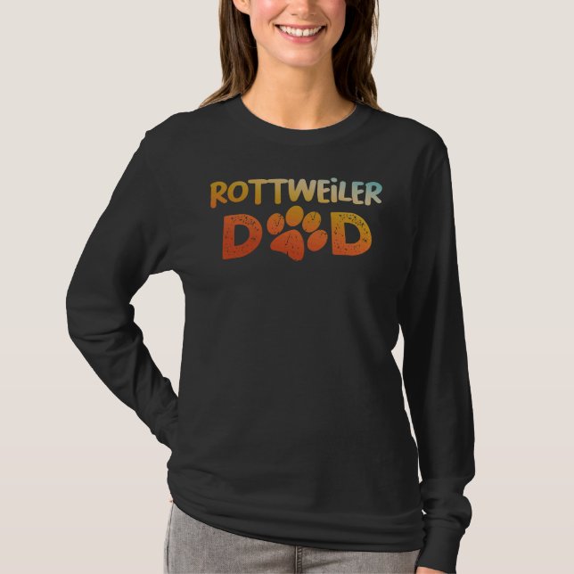 Camiseta Pai Rottweiler 11 (Frente)