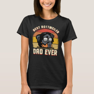Camiseta Pai Rottweiler Cães Pai Padre Pet