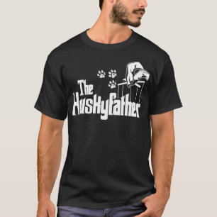 Camiseta Pai-rouco Cão Cachorro Cachorro Cachorro Cachorro