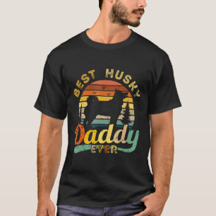 Camiseta Pai rouco Melhor Cachorro Pai Presente na Vintage