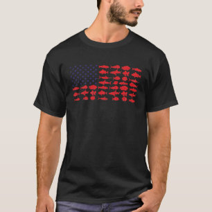 Camiseta Pai salgado, Pesca do pavilhão americano F