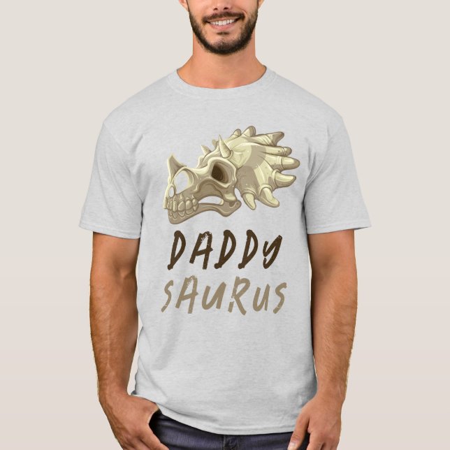 Camiseta Pai Saurus Dinosaur T-Shirt (Frente)