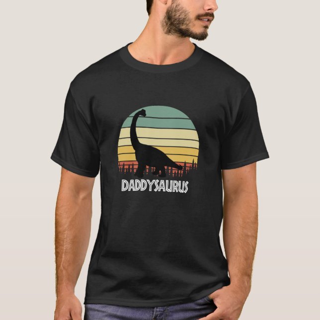 Camiseta Pai SAURUS PAI DADDYSAURUS DINOSAUR (Frente)