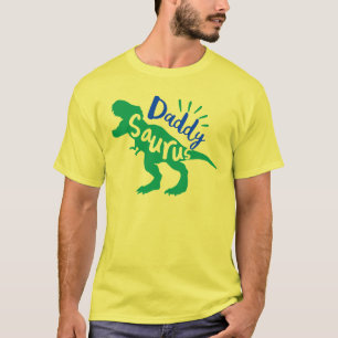 Camiseta Pai Saurus T-Rex Silhouette