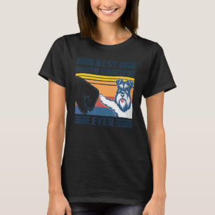 Camiseta Pai Schnauzer De Melhor Miniatura Do Mens
