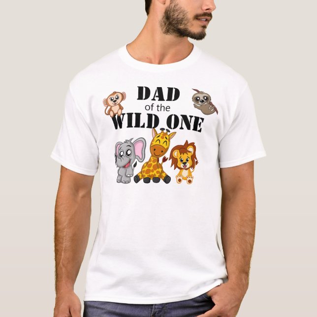 Camiseta Pai Selvagem Selvagem Selvagem Safari (Frente)