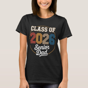 Camiseta Pai Sênior Cl De 2026 Graduação 2026 Graduado Ret