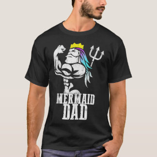 Camiseta Pai Sereia Pose Tridente Merdad Novo Pai Brothe