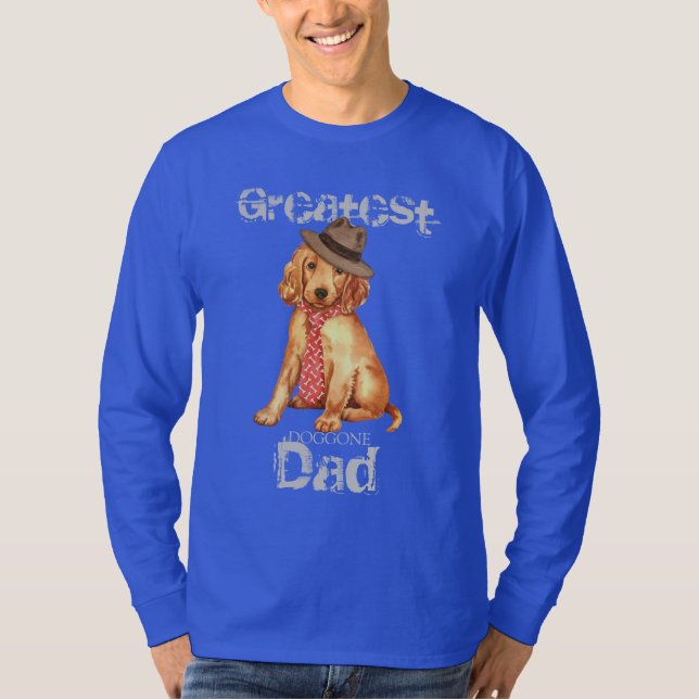 Camiseta Pai Setter Irlandês (Frente)