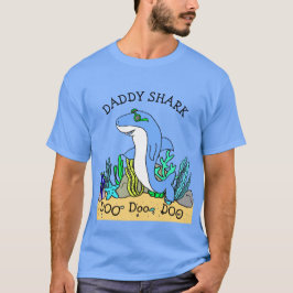 Camiseta Pai Shark Doo Doo Family