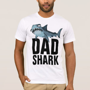 CAMISETA PAI SHARK T-SHIRTS FUNNY