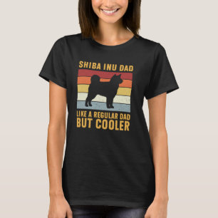 Camiseta Pai Shiba Inu Pai Regular Mas Mais Engraçado Shiba
