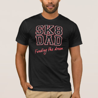 Camiseta PAI SK8 - financiando o sonho - vermelho -