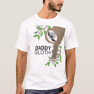 Camiseta Pai Sloth Hang da Árvore