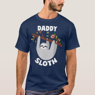 Camiseta Pai Sloth Matching Family s for MenWomen