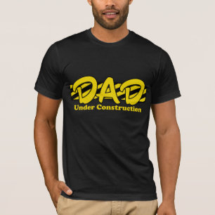 Camiseta Pai sob a construção