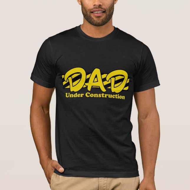 Camiseta Pai sob a construção (Frente)
