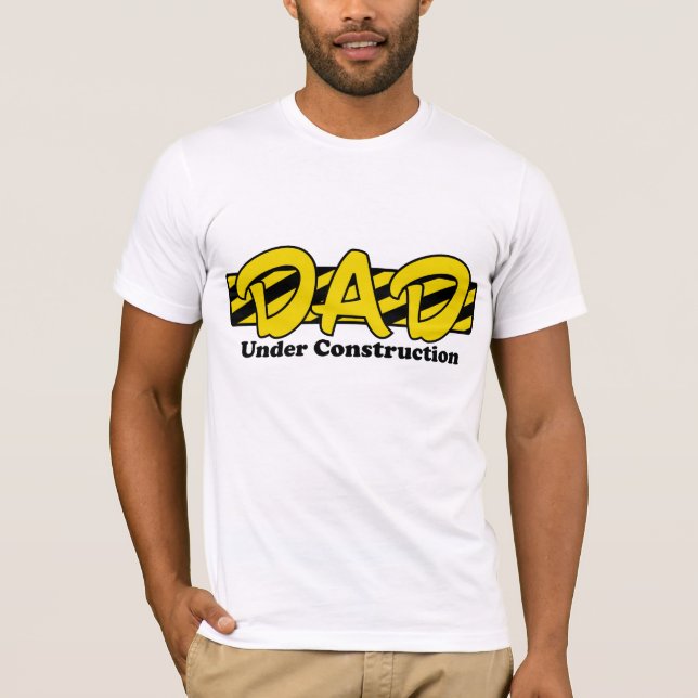 Camiseta Pai sob a construção (Frente)