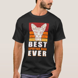 Camiseta Pai Sphynx Pai Cat Sphinx Sphinx Hairless Cat Prop