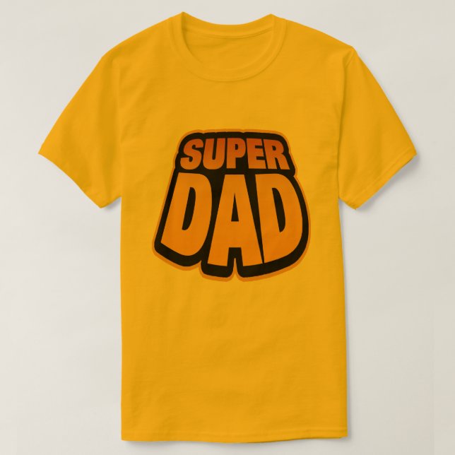 Camiseta Pai super (Frente do Design)