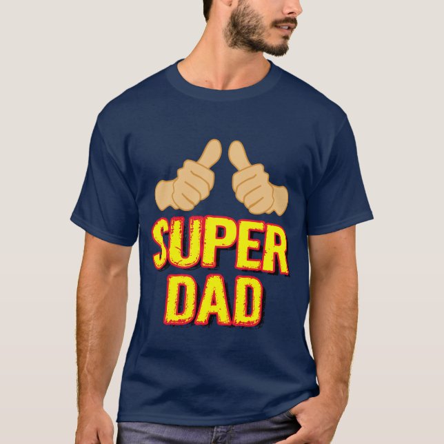 CAMISETA PAI SUPER (Frente)