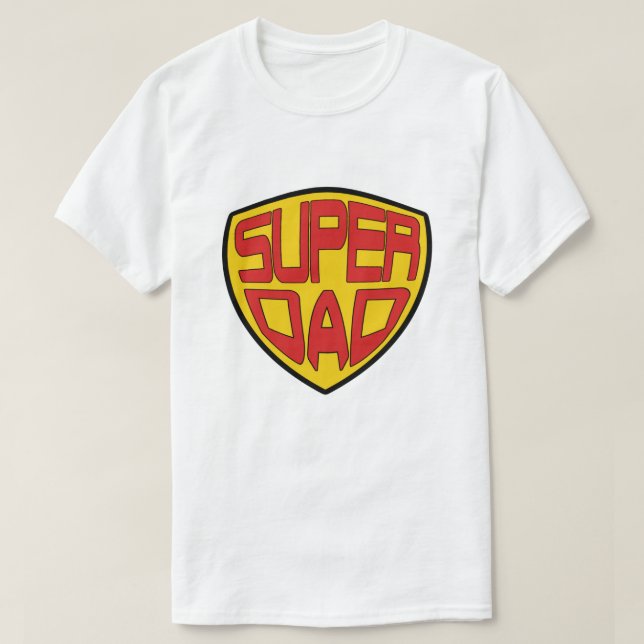 Camiseta Pai super (Frente do Design)