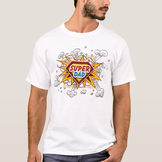 Camiseta Pai super! (Frente)