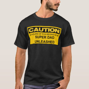CAMISETA PAI SUPER DO CUIDADO DESENCADEADO