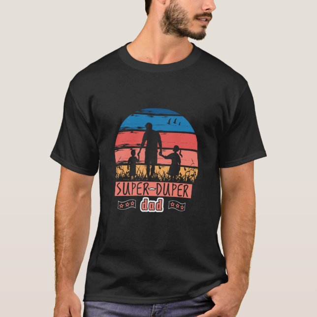 Camiseta Pai Super Duper (Frente)