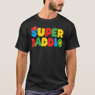 Camiseta Pai Super Gamer Liberado Celebrando Poa Familiar