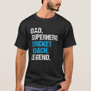 Camiseta Pai Super-Herói Treinador Encantado Engraçado Críq
