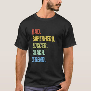 Camiseta Pai Super Herói Treinador Legenda Engraçado Treina