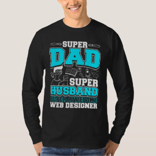Camiseta Pai Super Incrível Web Er
