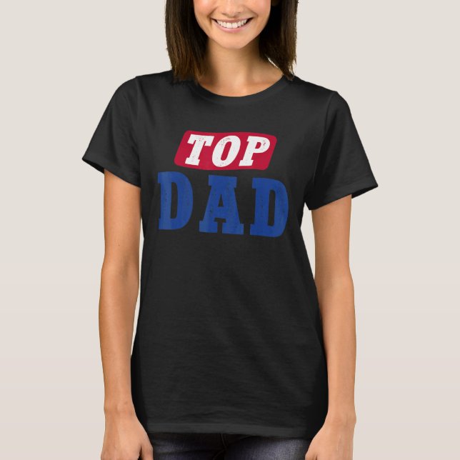 Camiseta Pai Superior do Mens (Frente)