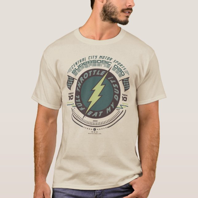 Camiseta Pai Supersônico - Esportes a Motor de Cidade Centr (Frente)