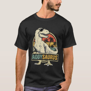 Camiseta Pai Surus T Rex Dinossaur Men Daddysaurus Family