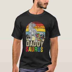 Camiseta Pai Surus T Rex Dinossauro Autismo Consciência
