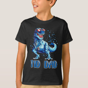 Camiseta Pai T1d Tipo 1 Diabetes Fita T Rex Dinossauros