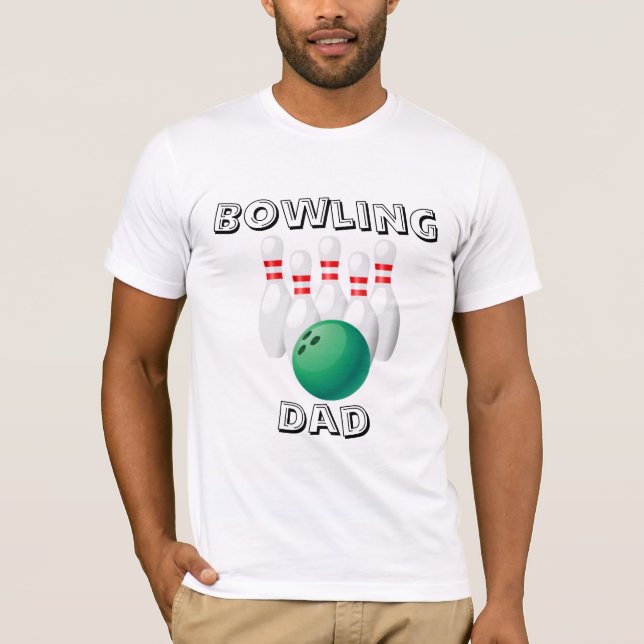 Camiseta Pai T-Shirt boliche (Frente)