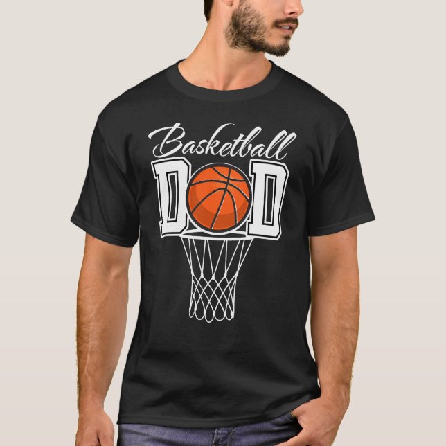 Camiseta Pai T-Shirt de basquete (Frente)