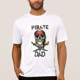 Camiseta PAI T-Shirt PIRATE SKULL RED HALLOWEEN