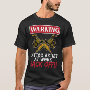 Camiseta Pai Tatuado Tatuagens Temporárias Tatuador de Pai