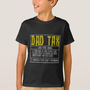 Camiseta Pai Tax Definition Men Funny Dia de os pais 13