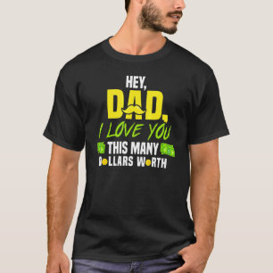 Camiseta Pai Te Amo Dia de os pais