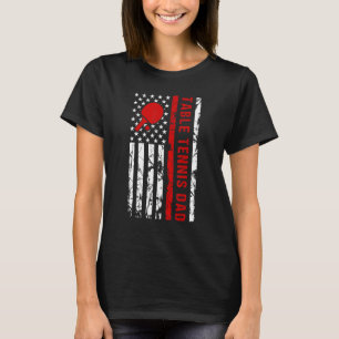 Camiseta Pai Tênis EUA mesa Design Tensão Mesa