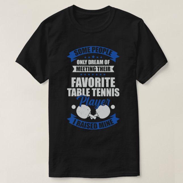 Camiseta Pai Tênis mesa Padre Gift (Frente do Design)