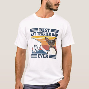 Camiseta Pai Terrier de melhor rato de galinheiro
