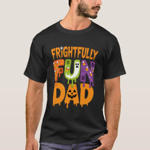 Camiseta Pai Terrivelmente Divertido Fantasia de Doces de F